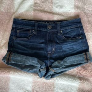 American Eagle High Rise Stretch Jean Shorts
